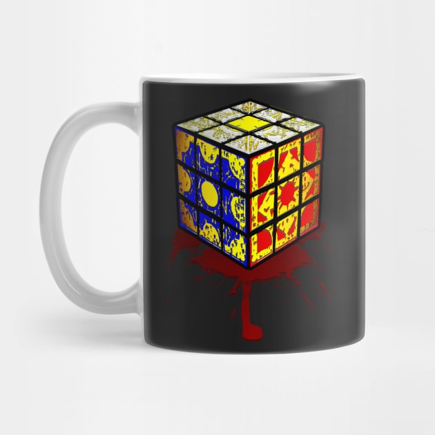 Hellraiser Rubik's Cube by willblackb4